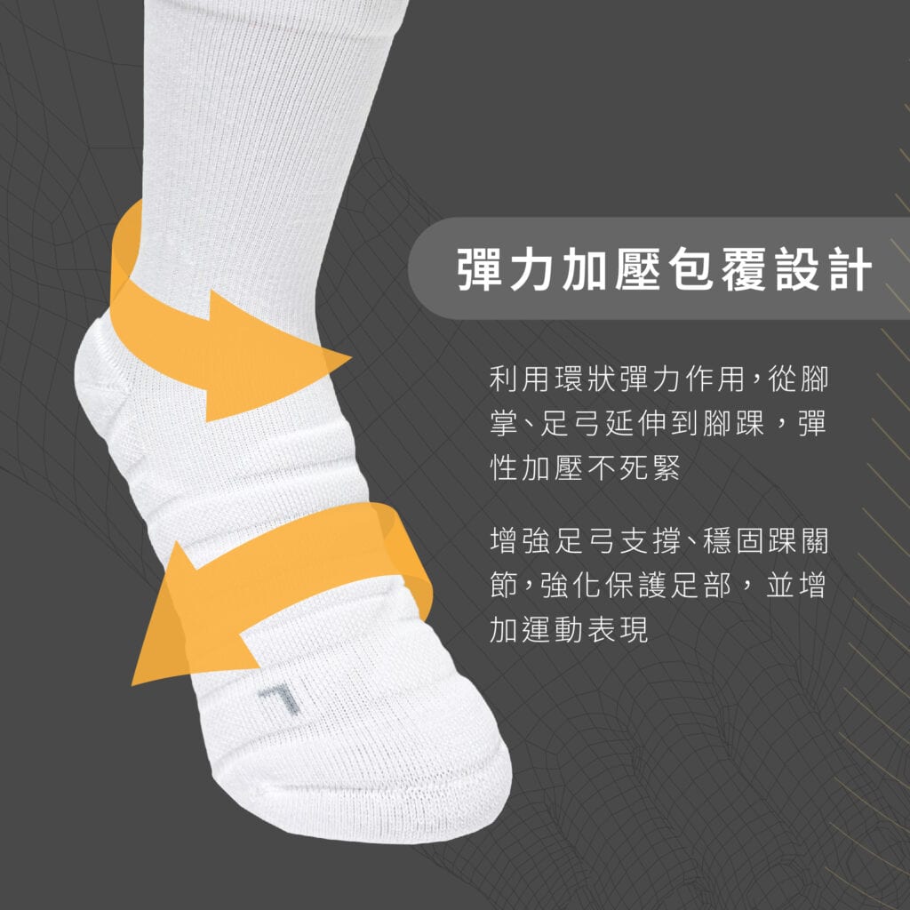 氣墊襪＝足弓襪？除臭襪原理是什麼？一次搞懂五款常見機能襪